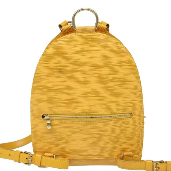LOUIS VUITTON Epi Mabillon Backpack Yellow M52239 LV Auth 83123 - Picture 1 of 14